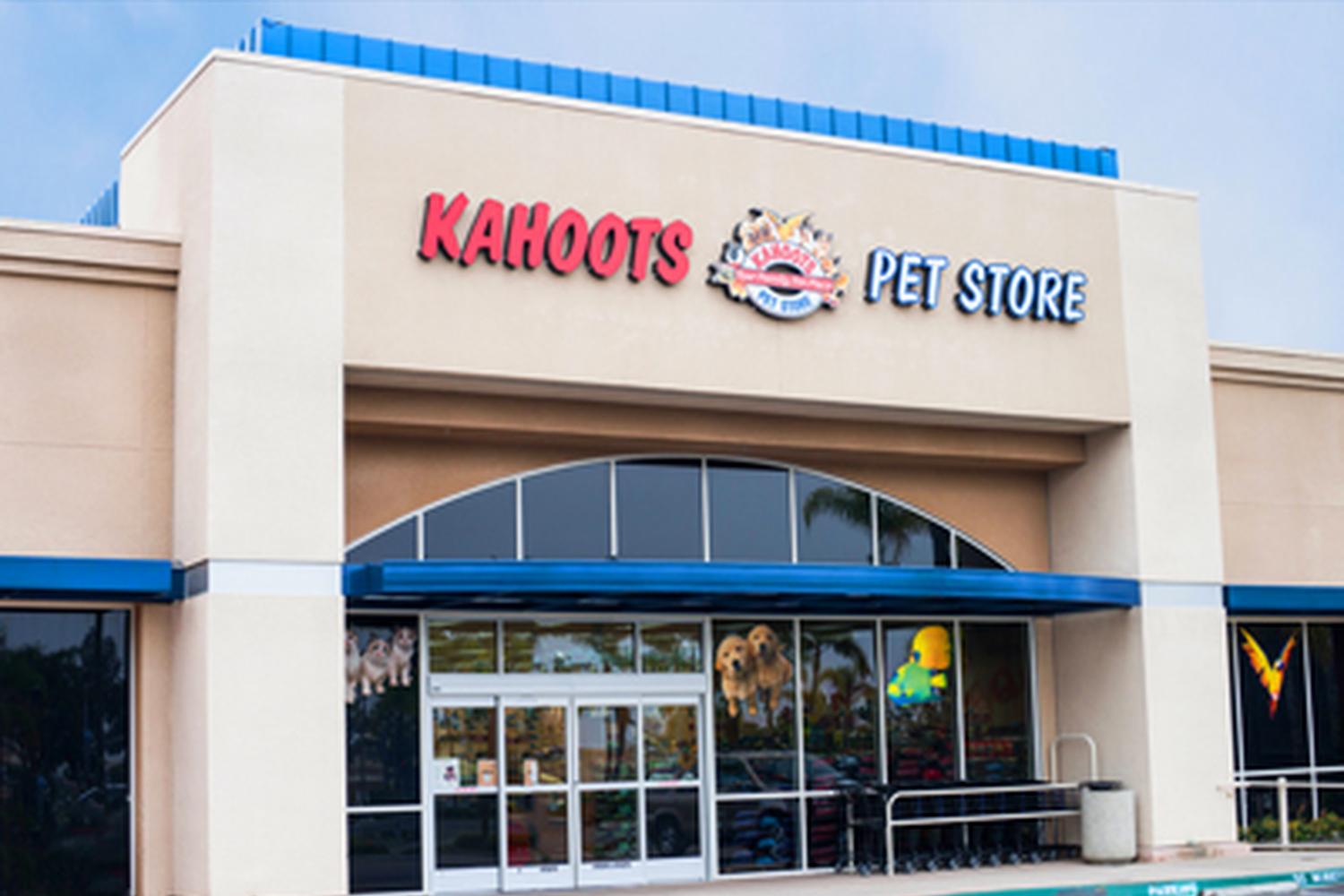 Kahoots pet deals stores