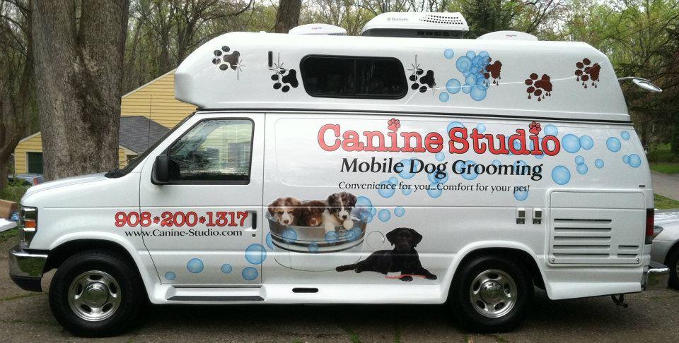 mobile groomer dog