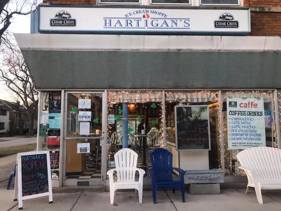 Pet Friendly Hartigan's Ice Cream Shoppe