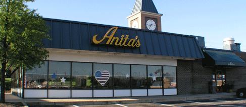 Exterior picture of Anita's, a dog friendly restaurant in Fairfax. Exterior picture of Anita's, a dog friendly restaurant in Fairfax.
