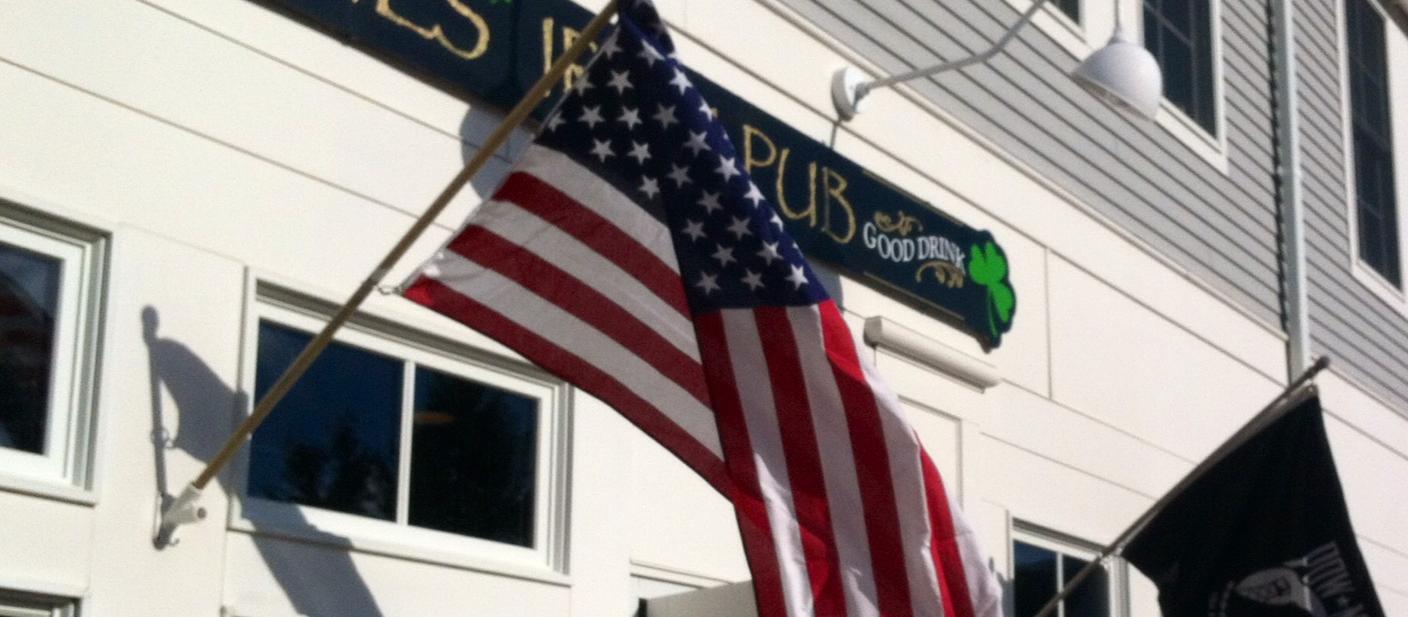 Exterior picture of Byrnes Irish Pub II, a dog friendly restaurant in Brunswick. Exterior picture of Byrnes Irish Pub II, a dog friendly restaurant in Brunswick.
