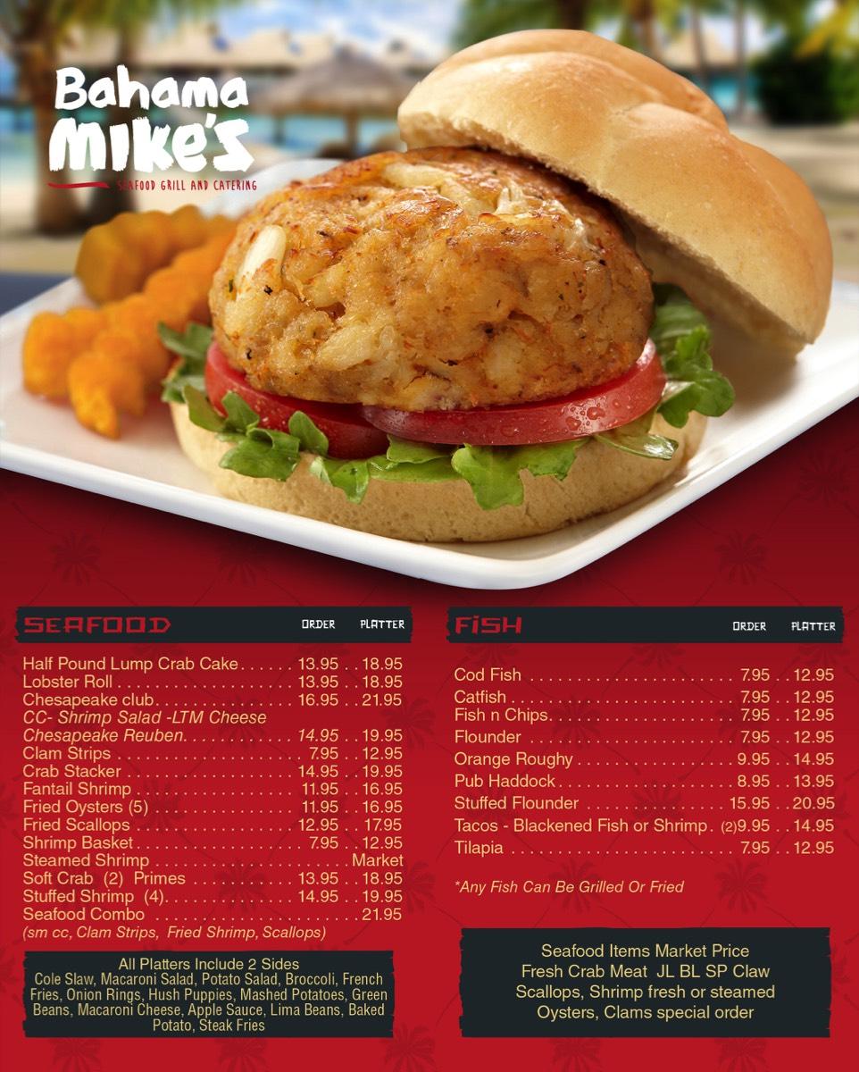 Pet Friendly Bahama Mike's Seafood Grill