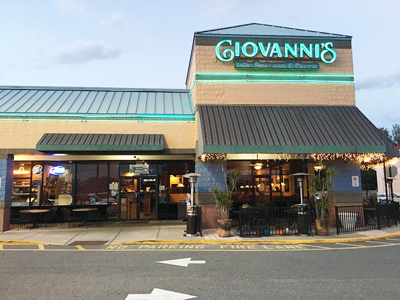 Pet Friendly Giovanni's Italian Restaurant & Pizzeria