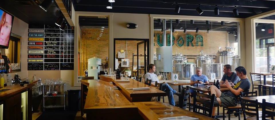 The interior of the dog friendly eudora brewing company The interior of the dog friendly eudora brewing company