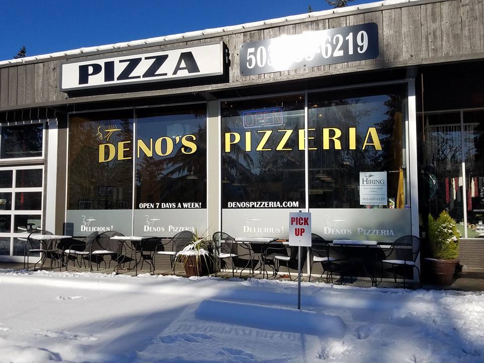Pet Friendly Deno's Pizzeria