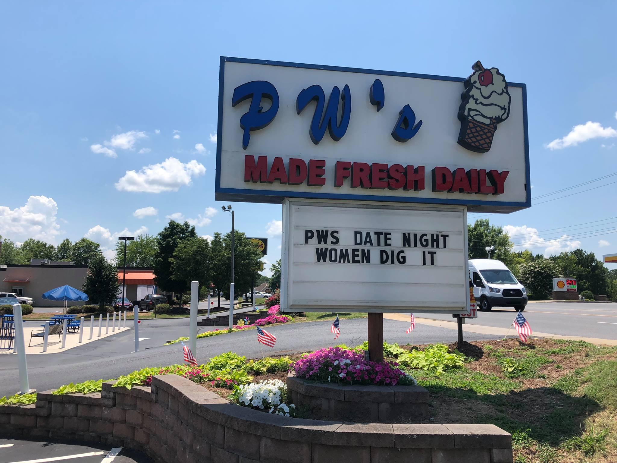 Pet Friendly P W's Ice Cream