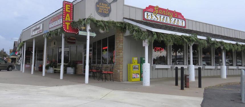 Picture of the outdoor tables at Ganley's Family Restaurant, a pet-friendly American restaurant in Nisswa, MN. Picture of the outdoor tables at Ganley's Family Restaurant, a pet-friendly American restaurant in Nisswa, MN.