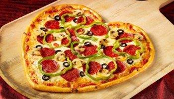 Picture of food at First Class Pizza, a pet-friendly pizza place in Riverside, CA.